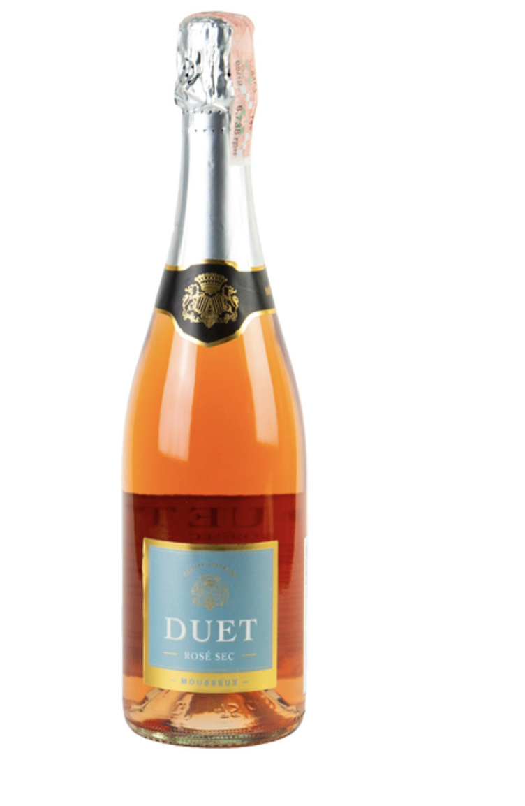 Вино ігристе Duet Rose Sec сухе рожеве 10.5% 0.75 л